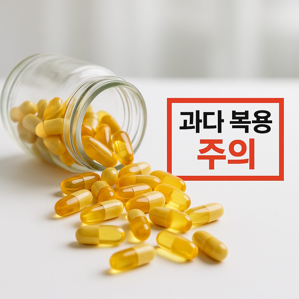 비타민 과다 복용 주의 경고