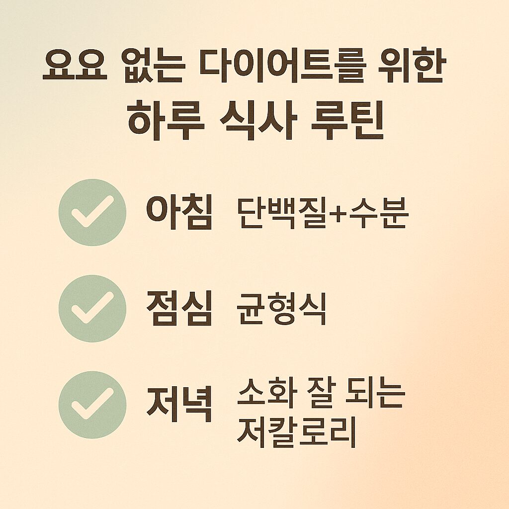다이어트 루틴 체크리스트