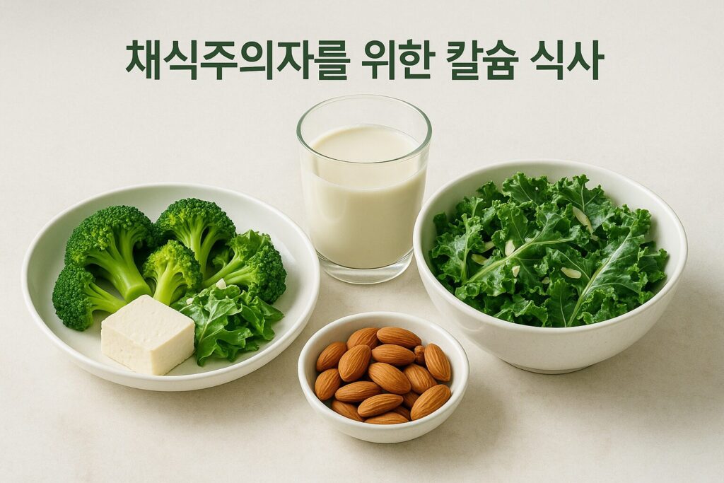 채식주의자용 칼슘 식단