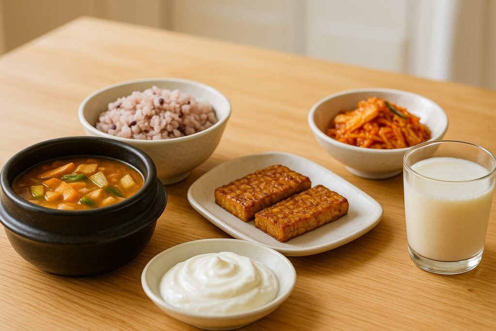 발효 곡물·콩류