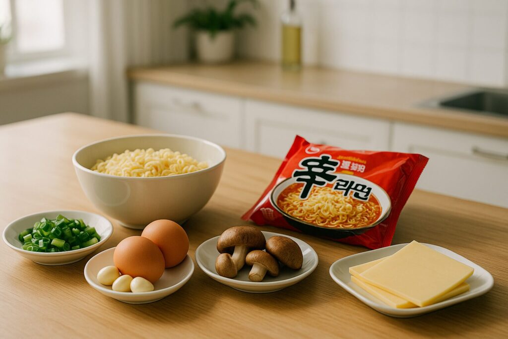 인스턴트라면 업그레이드 콘셉트
